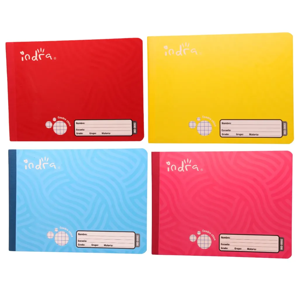 Cuaderno cosido italiano cuadro chico 5mm IND-0692 (Por pieza)